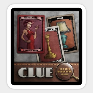 Clue movie t-shirt Sticker